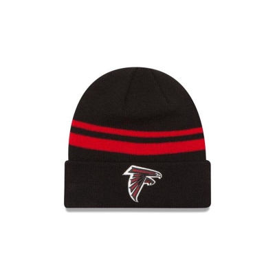 Atlanta Falcons Gorra | New Era NFL Cuff Knit Beanie Mexico - Negros